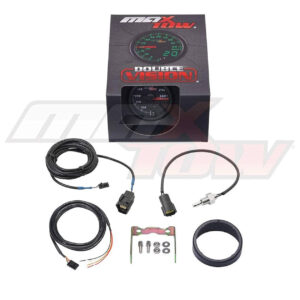 MaxTow_Double_Vision_260F_Transmission_Temperature_Gauge_Blue_LED_Illuminated_Dial_Analog&Digital_Readouts_1/16"_52mm