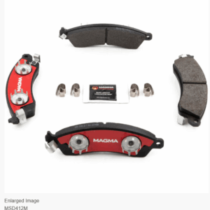 Mustang MAGMA Severe Duty Semi-Metallic Brake Pads - Front 94-04