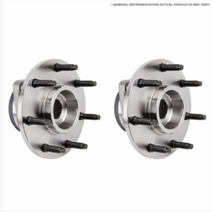 Mustang Wheel Hub Assembly Front EcoBoost,2.3L,5.0L,3.7L-V6 Complete Set of 2 Wheel Hubs