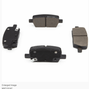 Chevrolet Camaro LT-LT1-LS - w/ Anti-drag Spring Holes on Upper Radius - MAGMA Ceramic Brake Pads - Rear