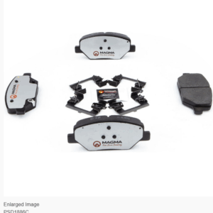 Chevrolet Camaro LS - w/ 1 Piston Front Caliper - MAGMA Pro-Series Ceramic Brake Pads - Front 16-21